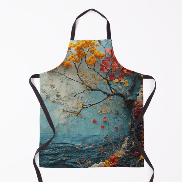 Aperçu de l'œuvre Collages d'arbres d'automne en trois dimensions avec des couleurs vives créée et vendue par Piotrek0001.