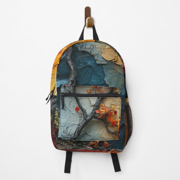 Item preview, Three-dimensional autumn tree collages with vibrant colors designed and sold by Piotrek0001.