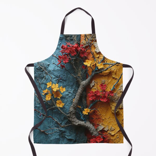 Item preview, Three-dimensional autumn tree collages with vibrant colors designed and sold by Piotrek0001.