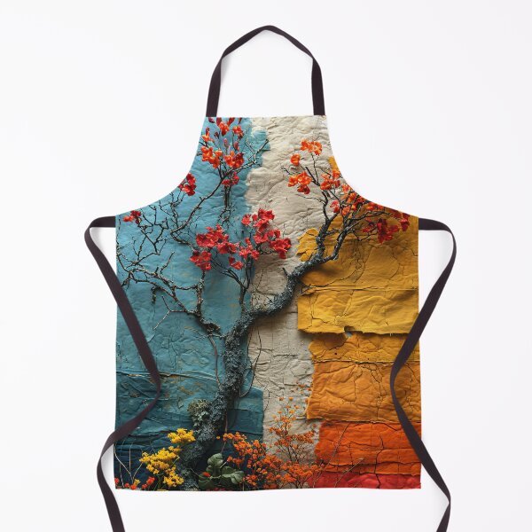 Item preview, Three-dimensional autumn tree collages with vibrant colors designed and sold by Piotrek0001.