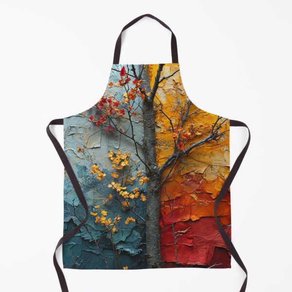 Aperçu de l'œuvre Collages d'arbres d'automne en trois dimensions avec des couleurs vives créée et vendue par Piotrek0001.