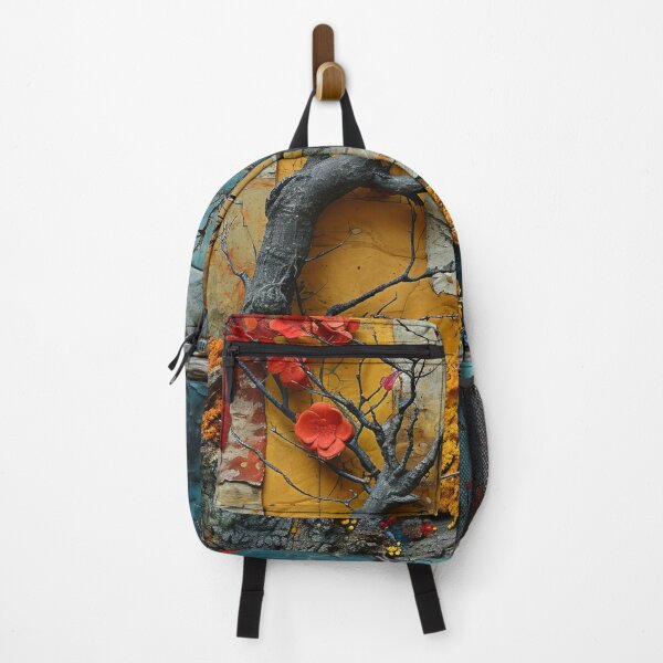 Item preview, Three-dimensional autumn tree collages with vibrant colors designed and sold by Piotrek0001.