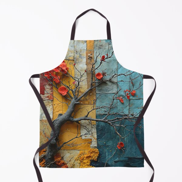 Item preview, Three-dimensional autumn tree collages with vibrant colors designed and sold by Piotrek0001.