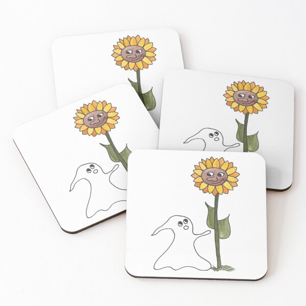 Artikelvorschau, Geist mit Sonnenblume - Gespenst mit Sonnenblume entworfen und verkauft von Anke‘s Bazaar.