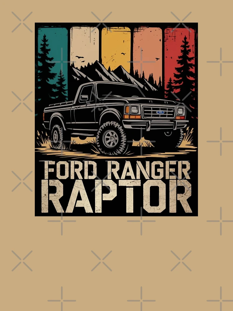 Thumbnail 7 of 7, Oversized T-Shirt, FORD RANGER RAPTOR RISOGRAPH T-SHIRT designed and sold by FelicoDesign.