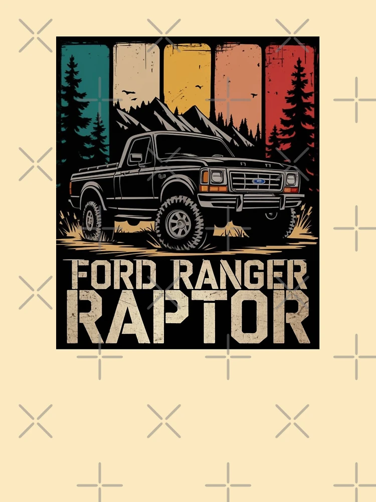 Thumbnail 4 of 4, Boxy T-Shirt, FORD RANGER RAPTOR RISOGRAPH T-SHIRT designed and sold by FelicoDesign.