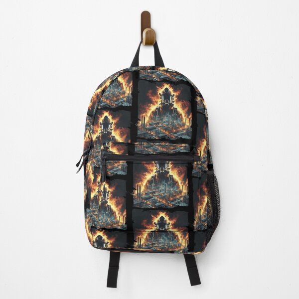 Item preview, Mystical Firefighter in Flames Above the City designed and sold by Hungry-Murphy.