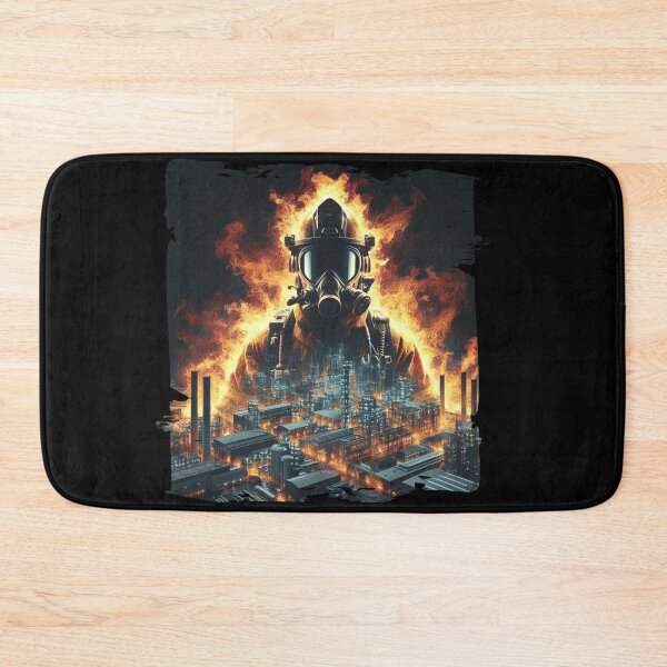 Item preview, Mystical Firefighter in Flames Above the City designed and sold by Hungry-Murphy.