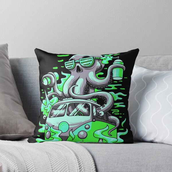 Aperçu de l'œuvre Octopus Graff Bus créée et vendue par UZRWRLD .