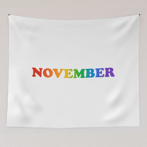 Item preview, NOVEMBER rainbow designed and sold by Inspirationmotivation.