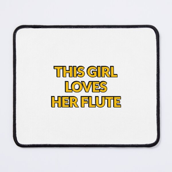 Item preview, This Girl Loves Her Flute - flute girl designed and sold by Inspirationmotivation.