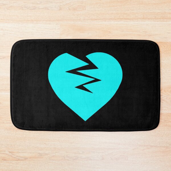 Item preview, Emo Heartache (Broken Blue Heart) designed and sold by SkreamnRedSkull.