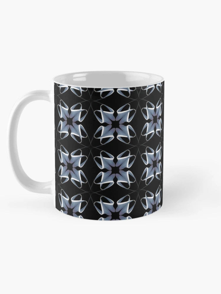 Thumbnail 5 of 6, Coffee Mug, Blue pattern designed and sold by Meo Design.