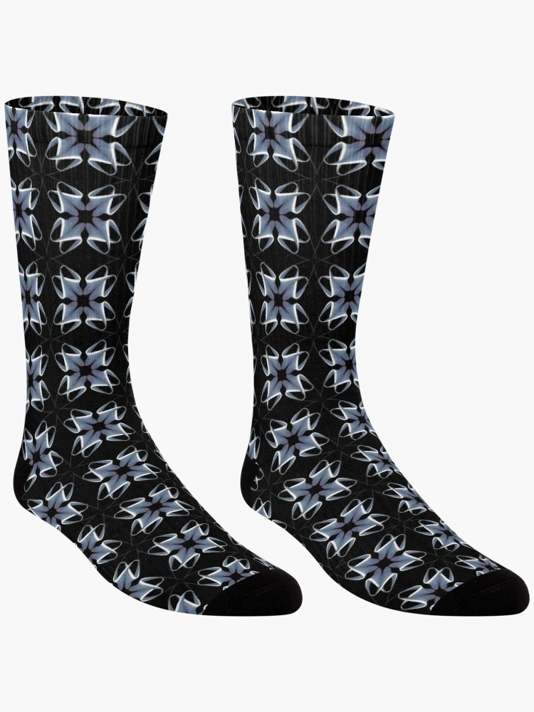 Thumbnail 3 of 5, Socks, Blue pattern designed and sold by Meo Design.