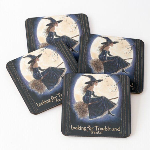 Item preview, Trouble & Treats Witch designed and sold by Ahmed Behiry.
