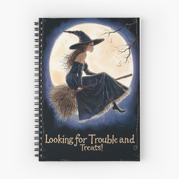 Item preview, Trouble & Treats Witch designed and sold by Ahmed Behiry.