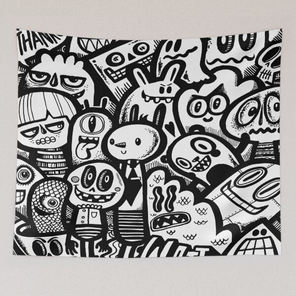 Item preview, Scary cartoon designed and sold by YoshiArtDesign.