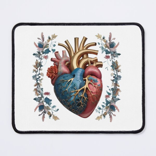 Item preview, Heart with roses branching out from it on World Mental Health Day designed and sold by Trend-store0.
