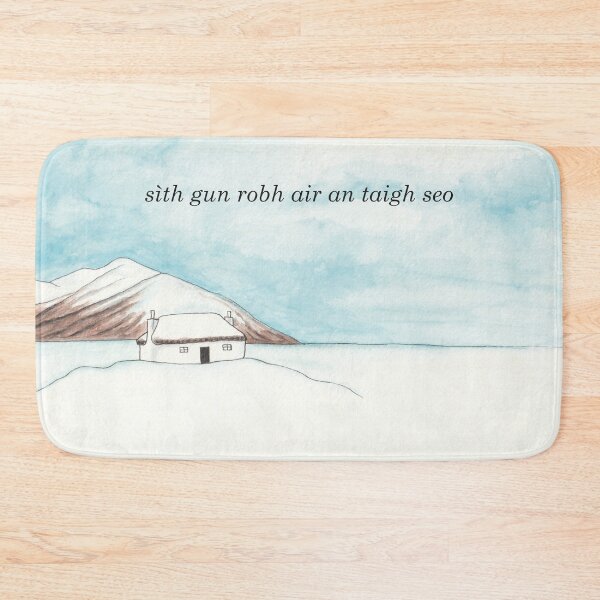 Item preview, peace be upon this house (sìth gun robh air an taigh seo in Scottish Gaelic)  designed and sold by Mamaidh Made.