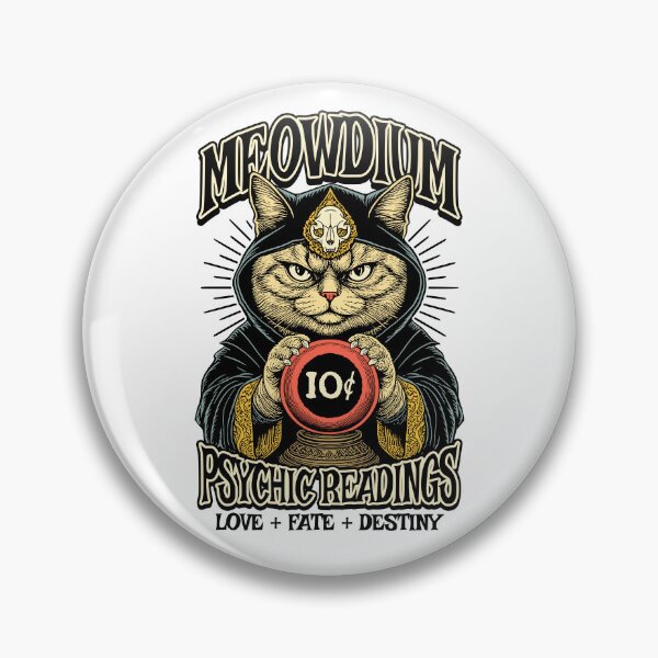 Item preview, Psychic Reading Funny Cat Fortune Teller Crystal Ball Mystic designed and sold by GrandeDuc.