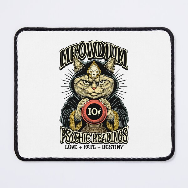 Item preview, Psychic Reading Funny Cat Fortune Teller Crystal Ball Mystic designed and sold by GrandeDuc.