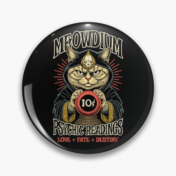 Item preview, Psychic Reading Funny Cat Fortune Teller Crystal Ball Mystic designed and sold by GrandeDuc.