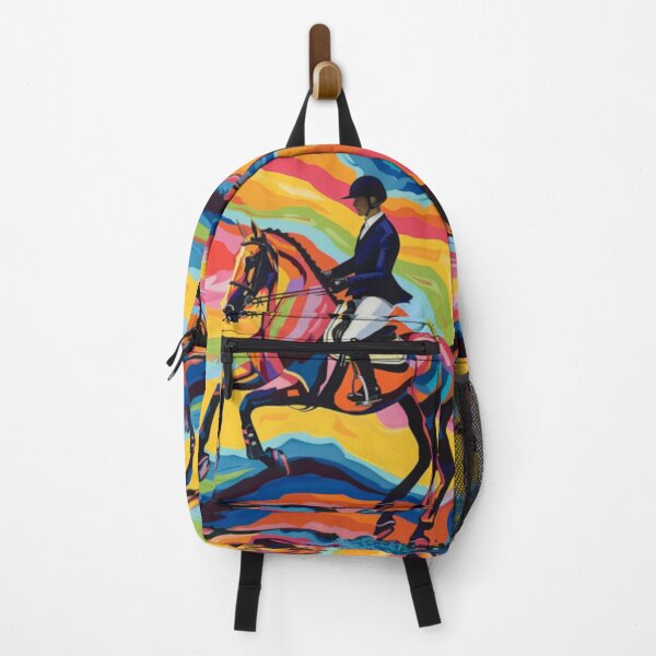 Artikelvorschau, Dressurveranstaltung für Pferd und Reiter, psychedelische, im Freien inspirierte Kunst entworfen und verkauft von CDC40.
