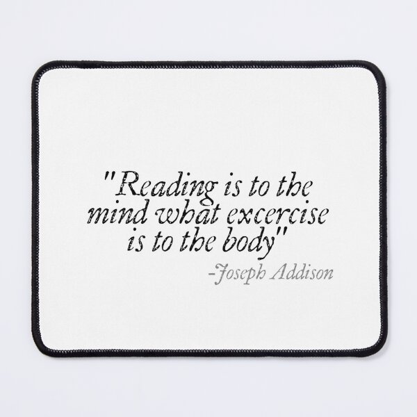 Item preview, Reading quote by Joseph Addison designed and sold by alykalydaly.