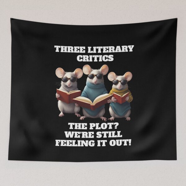 Item preview, Three Literary Critics - The Plot? We're Still Feeling It Out! Book Lover's Design designed and sold by signshirtz.