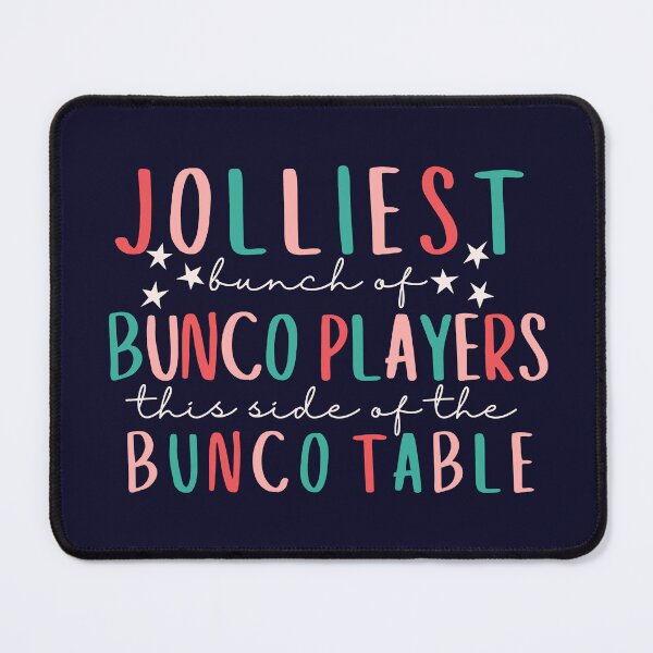 Item preview, Jolliest Bunch of Bunco Players This Side Of The Bunco Table Christmas Group Matching T-Shirt designed and sold by SunfullyYours.