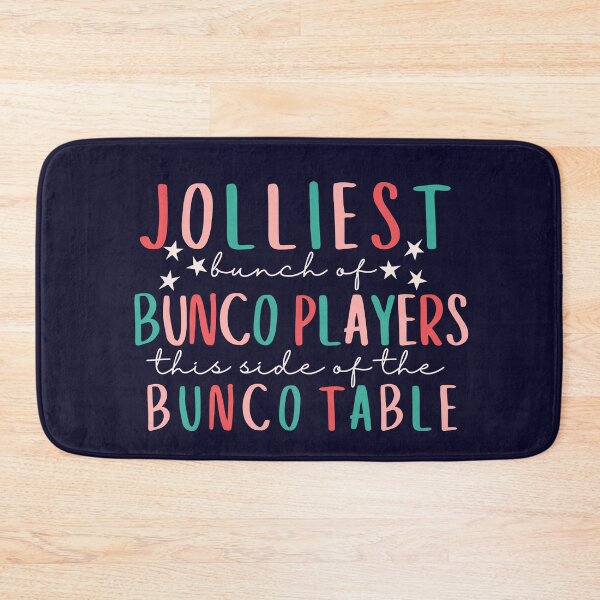 Item preview, Jolliest Bunch of Bunco Players This Side Of The Bunco Table Christmas Group Matching T-Shirt designed and sold by SunfullyYours.