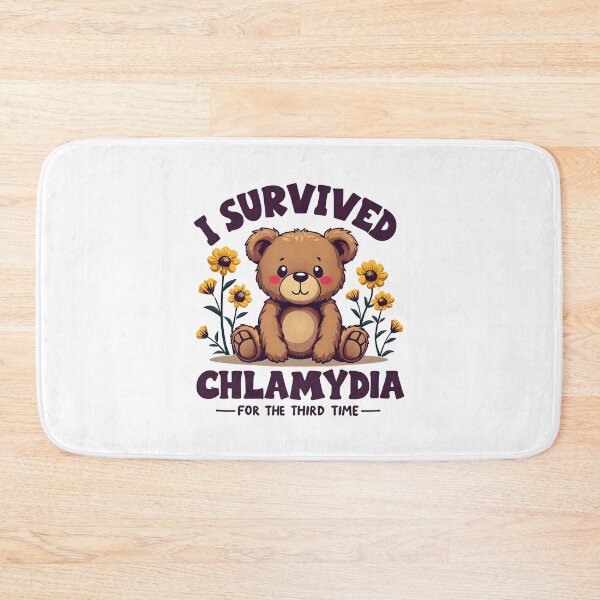 Item preview, "I SURVIVED i COVID & CHLAMYDIA  FOR THE THIRD TIME"Ironic Funny Offensive T-Shirt designed and sold by AI-volution.