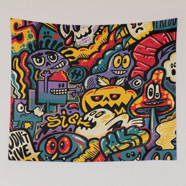Item preview, Halloween Scary cartoon designed and sold by YoshiArtDesign.