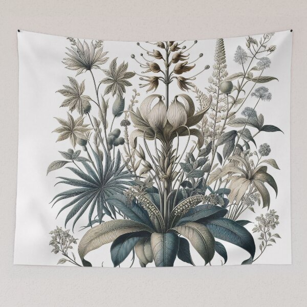 Item preview, Flora - An Ernst Haeckel Style Vintage Botanical Print designed and sold by ClassicRetroism.