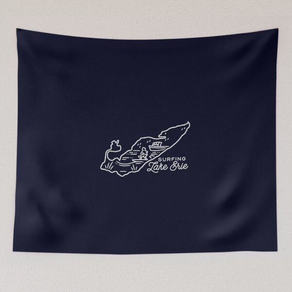 Item preview, Surfing Lake Erie designed and sold by derikhyatt.