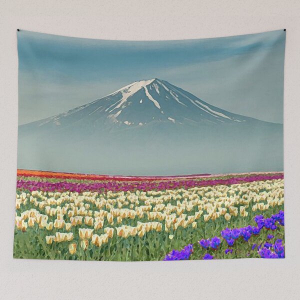 Item preview, mountain snow flowers plains designed and sold by AA-designstore.
