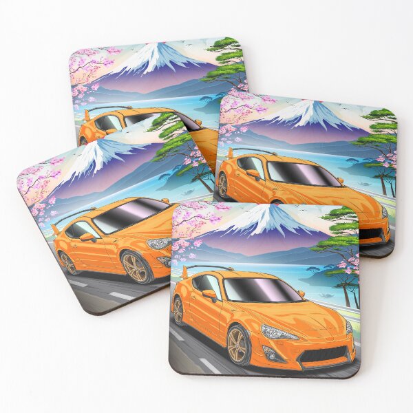 Item preview, Nippon Sunrise Toyota GR86 in front Mt.Fuji designed and sold by JDM Guyvit.