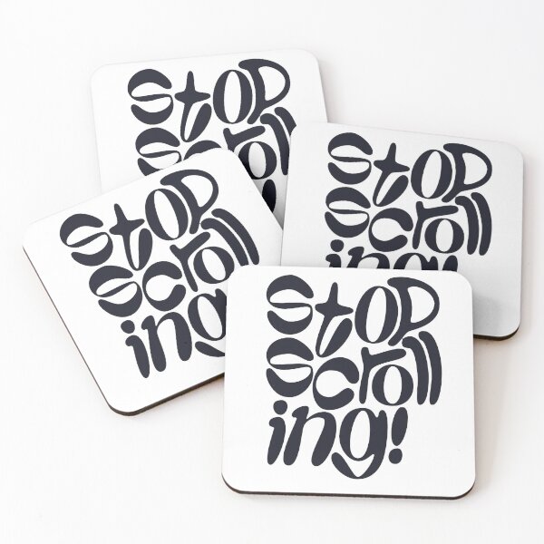 Item preview, Stop Scrolling designed and sold by BeUniqueCo.