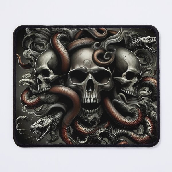 Item preview, Serpents and Skulls Art designed and sold by JavisSRDesign.