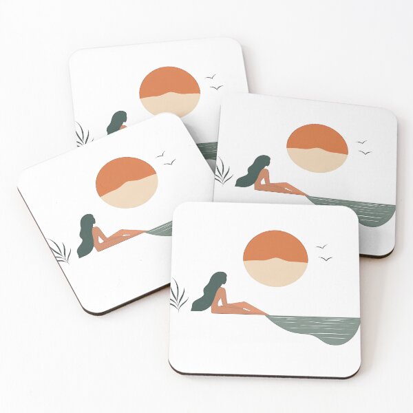Item preview, Girl on the beach designed and sold by WickerStudio.