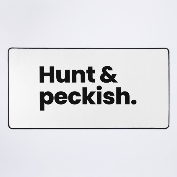 Item preview, Hunt & peckish | Funny typing designed and sold by ThingsOnTees.