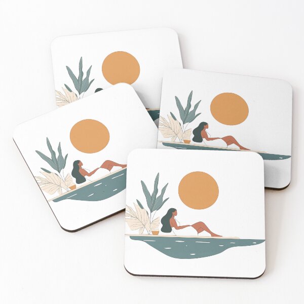 Item preview, Girl on the beach designed and sold by WickerStudio.
