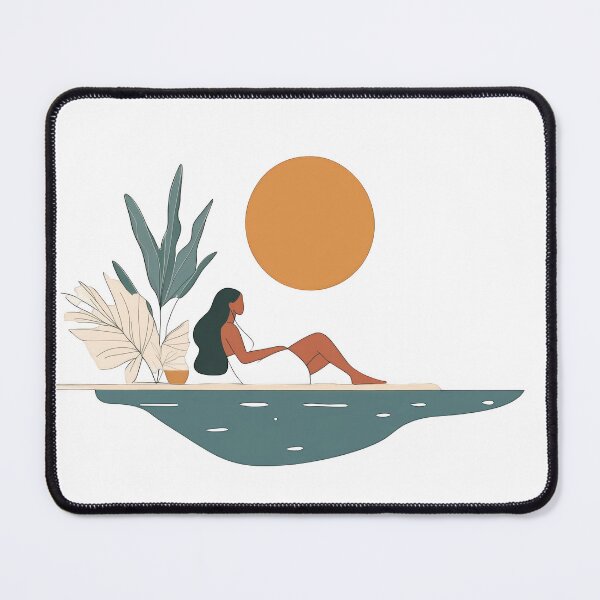 Item preview, Girl on the beach designed and sold by WickerStudio.