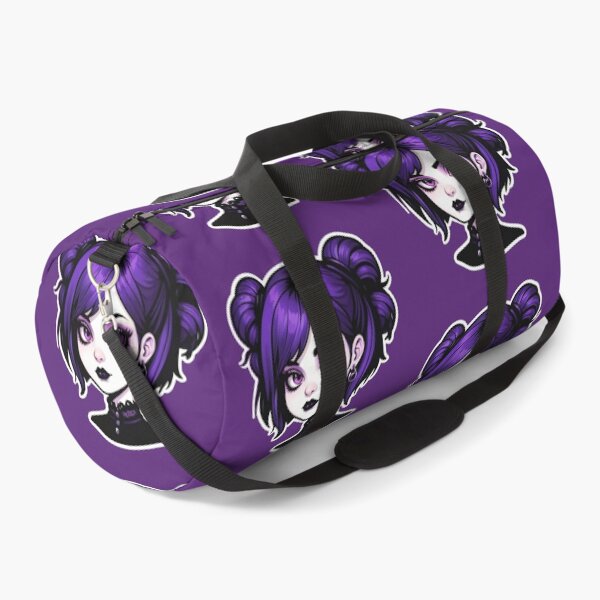 Item preview, Pale Face Purple Eyes Vintage Goth Girl designed and sold by MadnessEnvelope.
