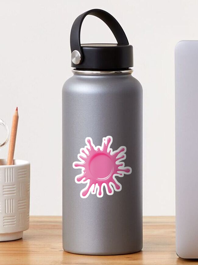 Thumbnail 1 of 3, Sticker, Bubblegum Pink Paint Splash designed and sold by FotiraStudio.