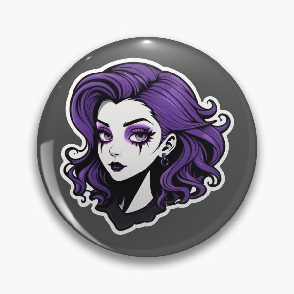 Item preview, Goth Makeup Girl Classic Vintage Gothic Style designed and sold by MadnessEnvelope.