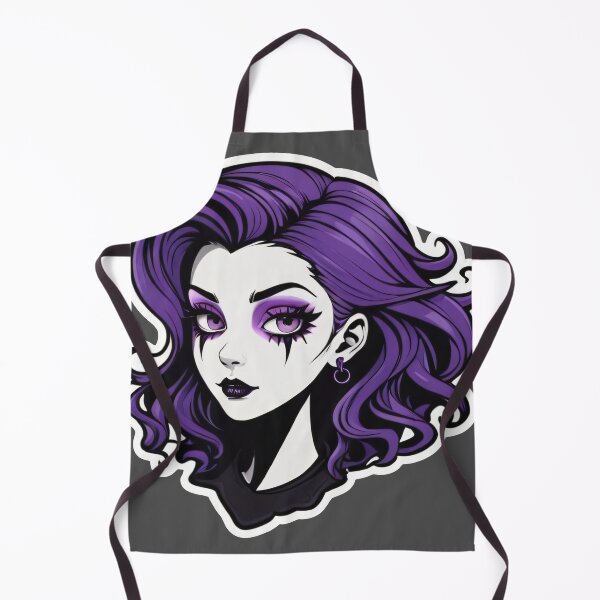 Item preview, Goth Makeup Girl Classic Vintage Gothic Style designed and sold by MadnessEnvelope.
