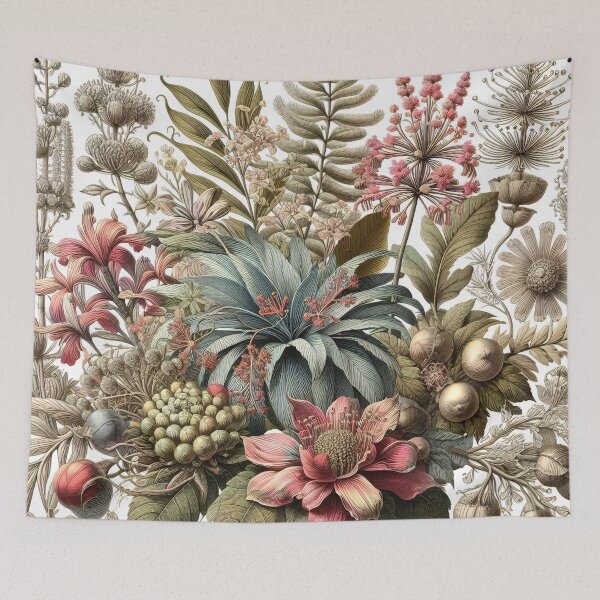 Item preview, Flora - An Ernst Haeckel Style Vintage Botanical Print designed and sold by ClassicRetroism.