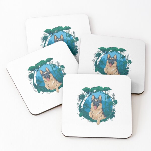 Item preview, Loyal Shepherd Dog Illustration designed and sold by RvinJo8.