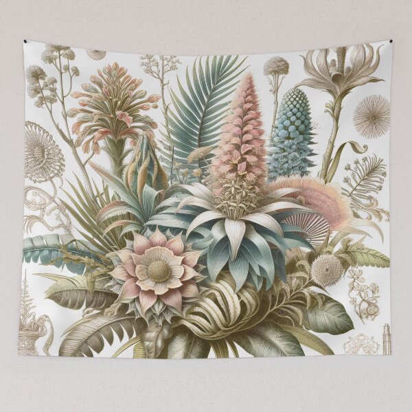 Item preview, Flora - An Ernst Haeckel Style Vintage Botanical Print designed and sold by ClassicRetroism.